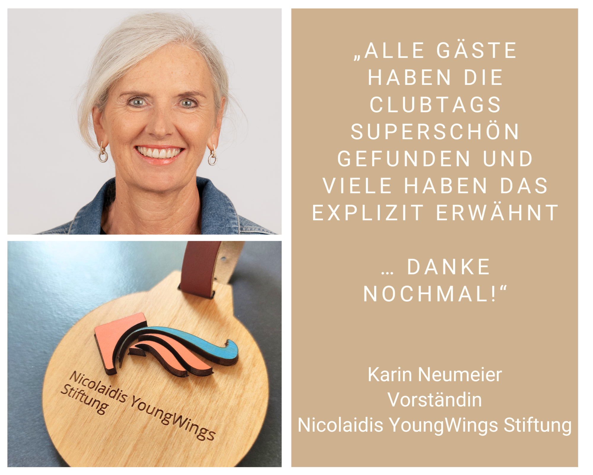 Referenz Nicolaidis Stiftung Karin Neumeier Vorständin